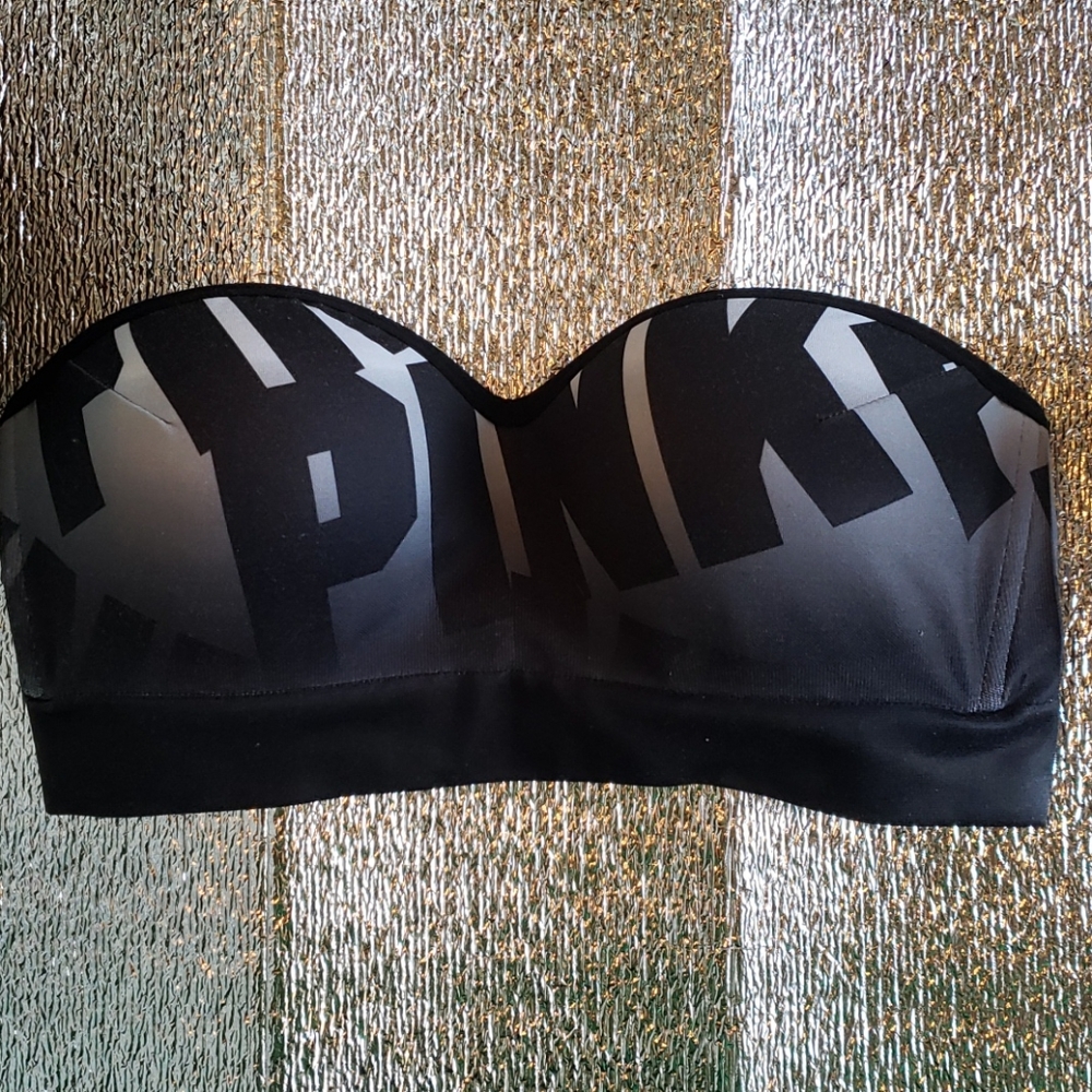 VS Pink Strapless bandeau bra